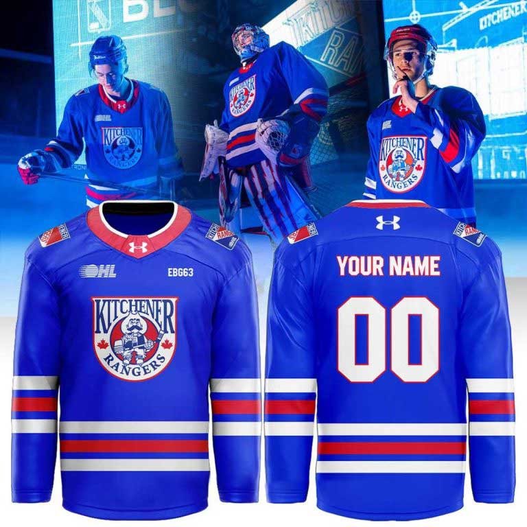 Kitchener Rangers 2026 Retro Night The Cowboy Rides Again Personalized Jersey
