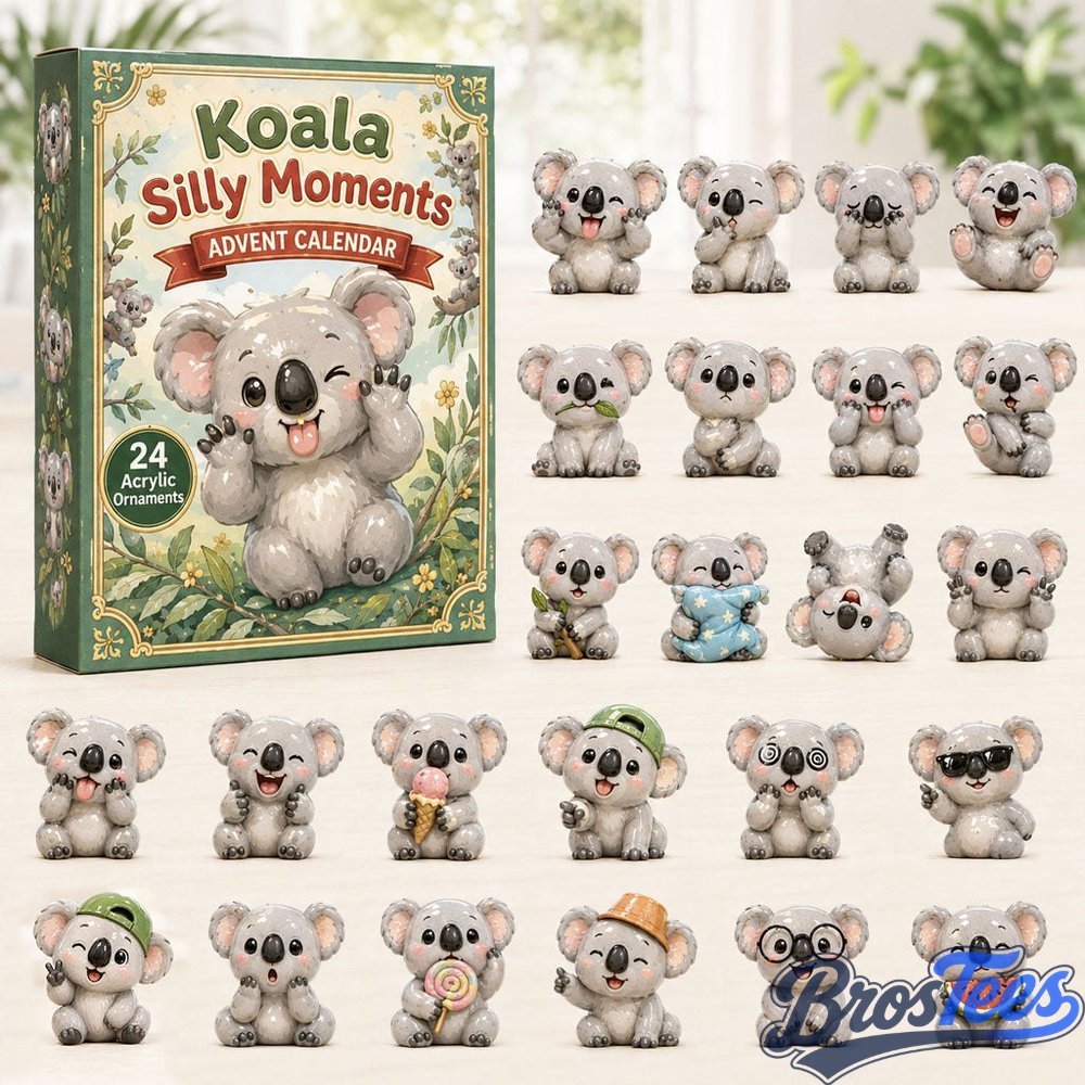 Koala Silly Moments Advent Calendar 2026 - 24-Day Countdown, Acrylic Charms