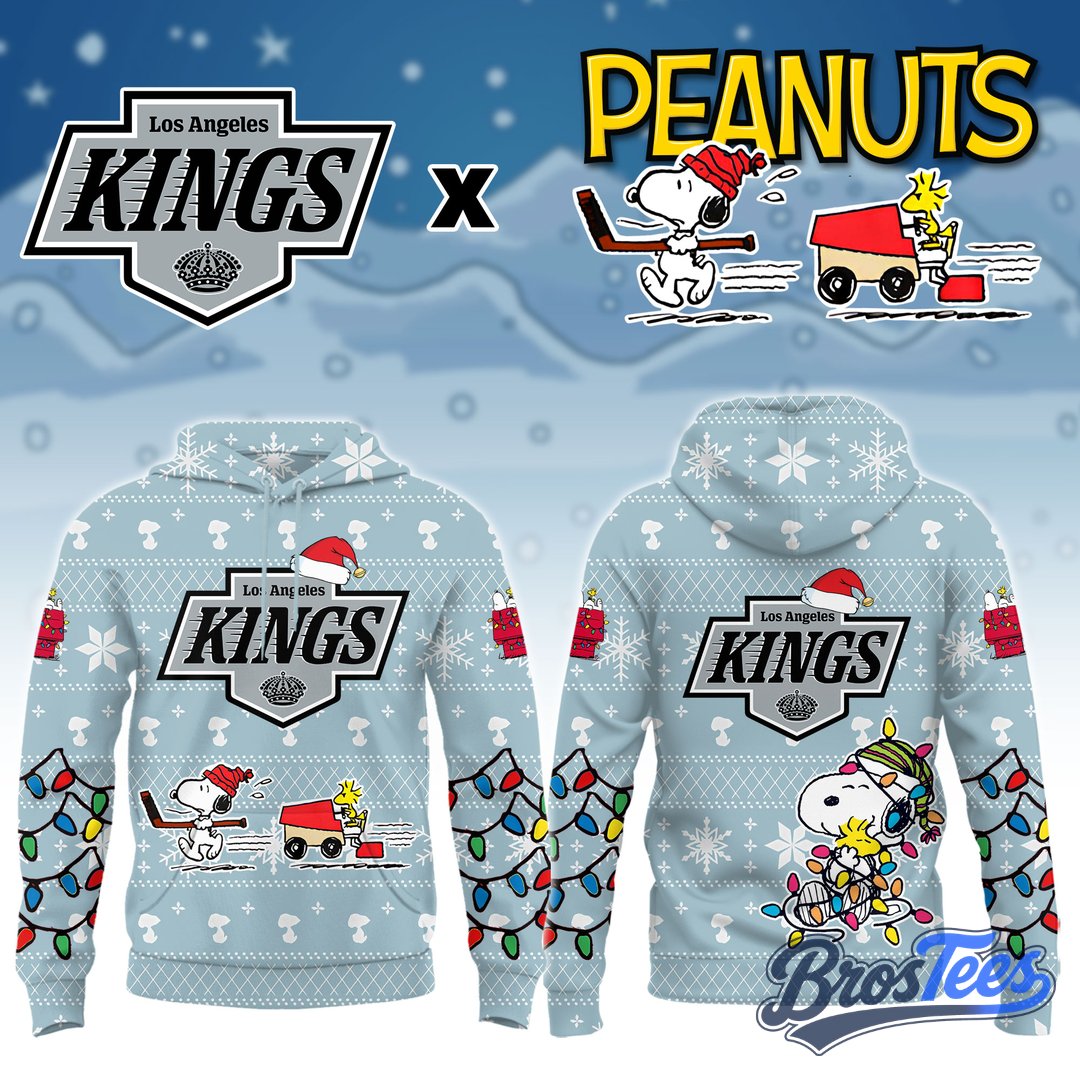 Los Angeles Kings x Peanuts 2026 Christmas Limited Edition Hoodie