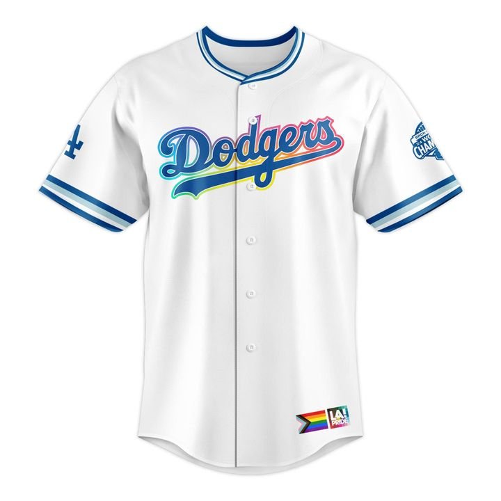 LA Dodgers 2026 LGBTQ+ Pride Night Jersey
