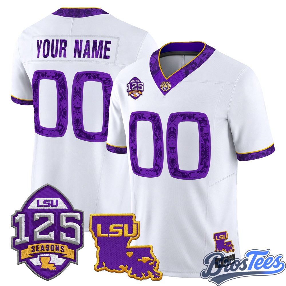 LSU Tigers 'Silent Season of 1918' Vapor Limited Custom Football Jersey