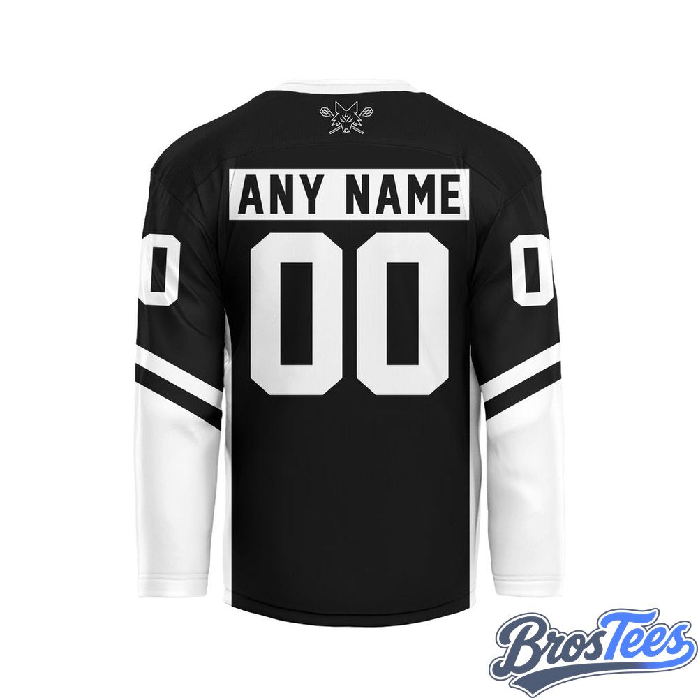 Las Vegas Desert Dogs Black Custom Hockey Jersey