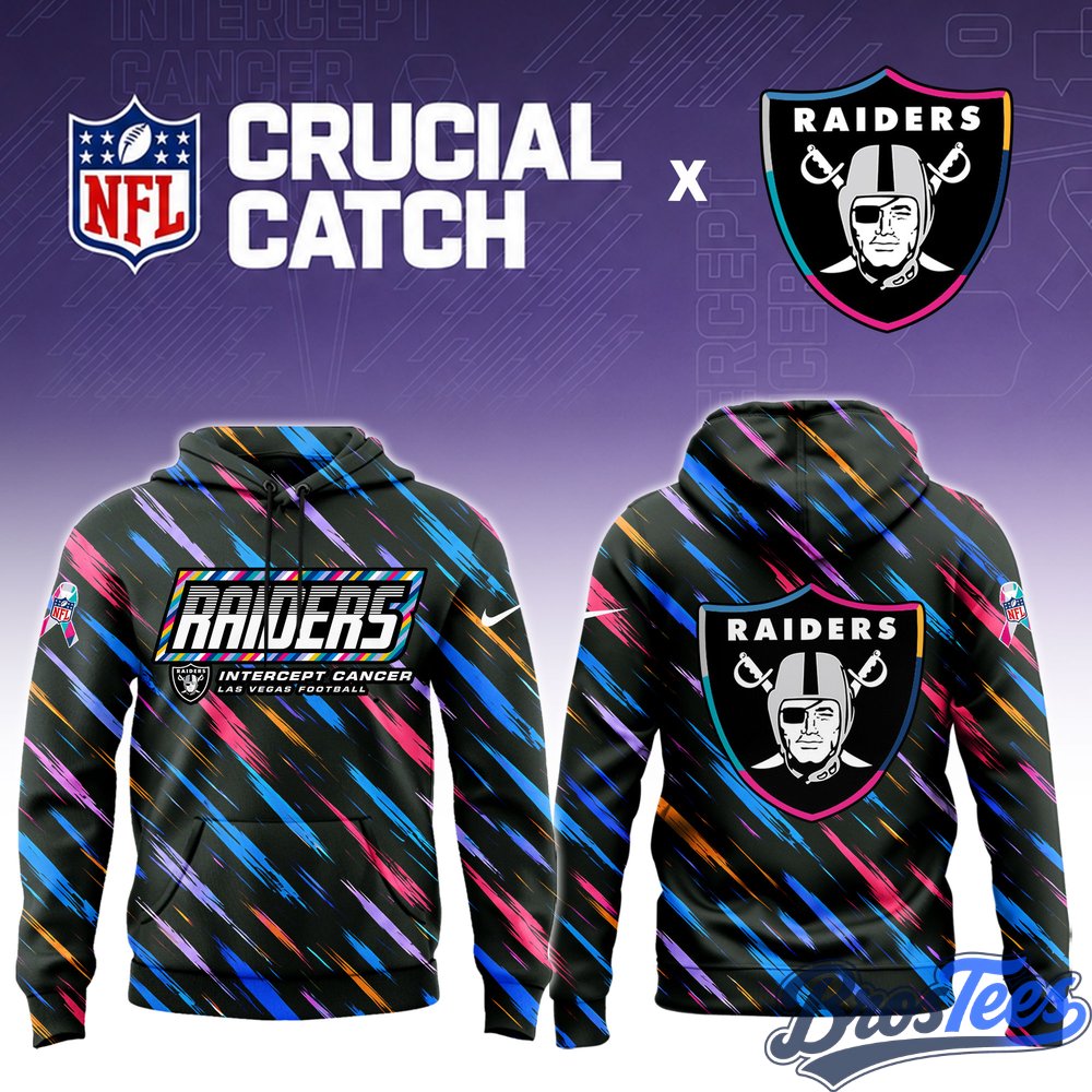 Las Vegas Raiders 2026 Crucial Catch Limited Hoodie