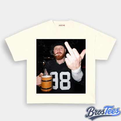 Las Vegas Raiders Maxx Crosby Drinking & Middle Finger Tee