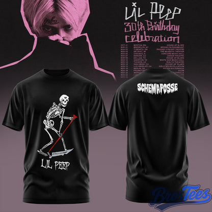 Lil Peep 30th Birthday Celebration 2026 Tour Special T-Shirt