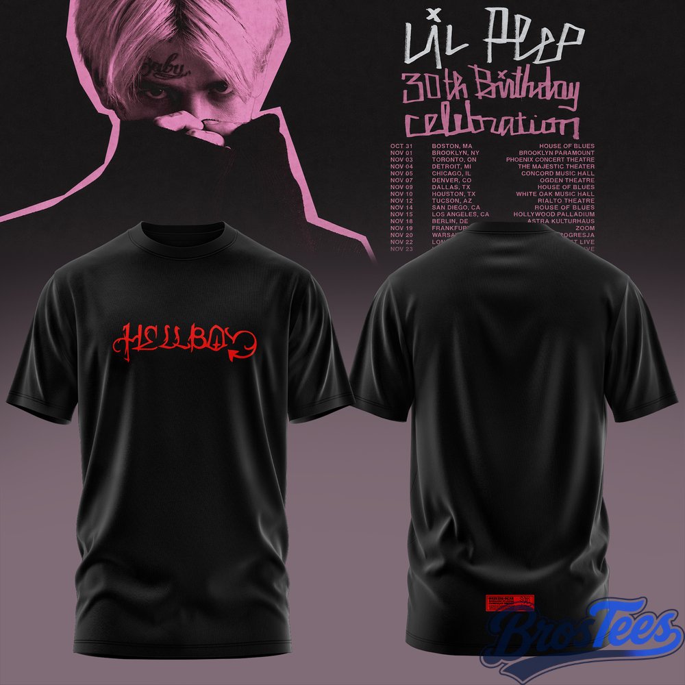Lil Peep 30th Birthday Celebration 2026 Tour Special T-Shirt