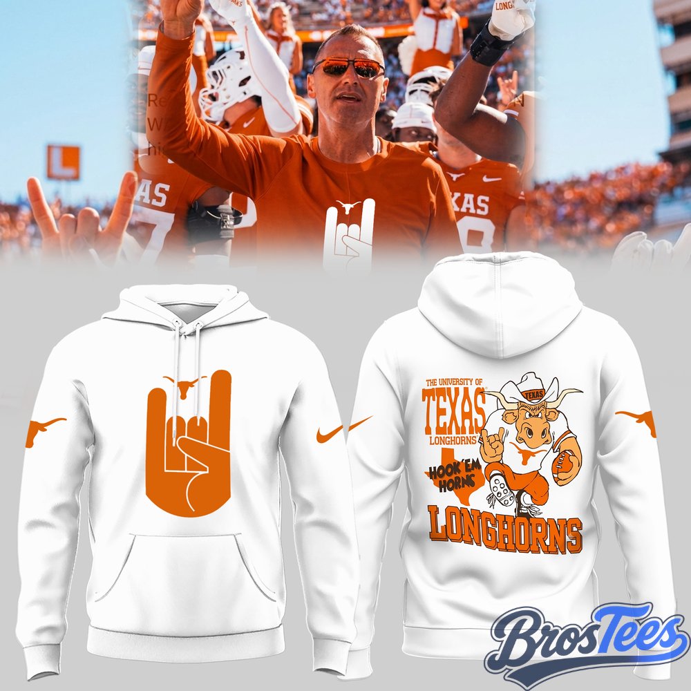 Limited Edition Texas Longhorns Hook 'Em Sign Hoodie