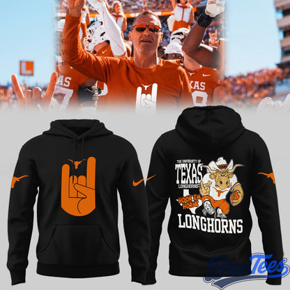 Limited Edition Texas Longhorns Hook 'Em Sign Hoodie