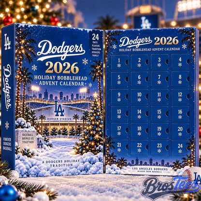 Los Angeles Dodgers 2026 Holiday Bobblehead Advent Calendar