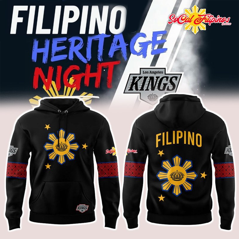 Los Angeles Kings 2026 Filipino Heritage Night Limited Hoodie