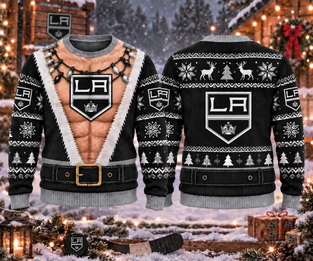 Los Angeles Kings Funny Body Christmas Ugly Sweater