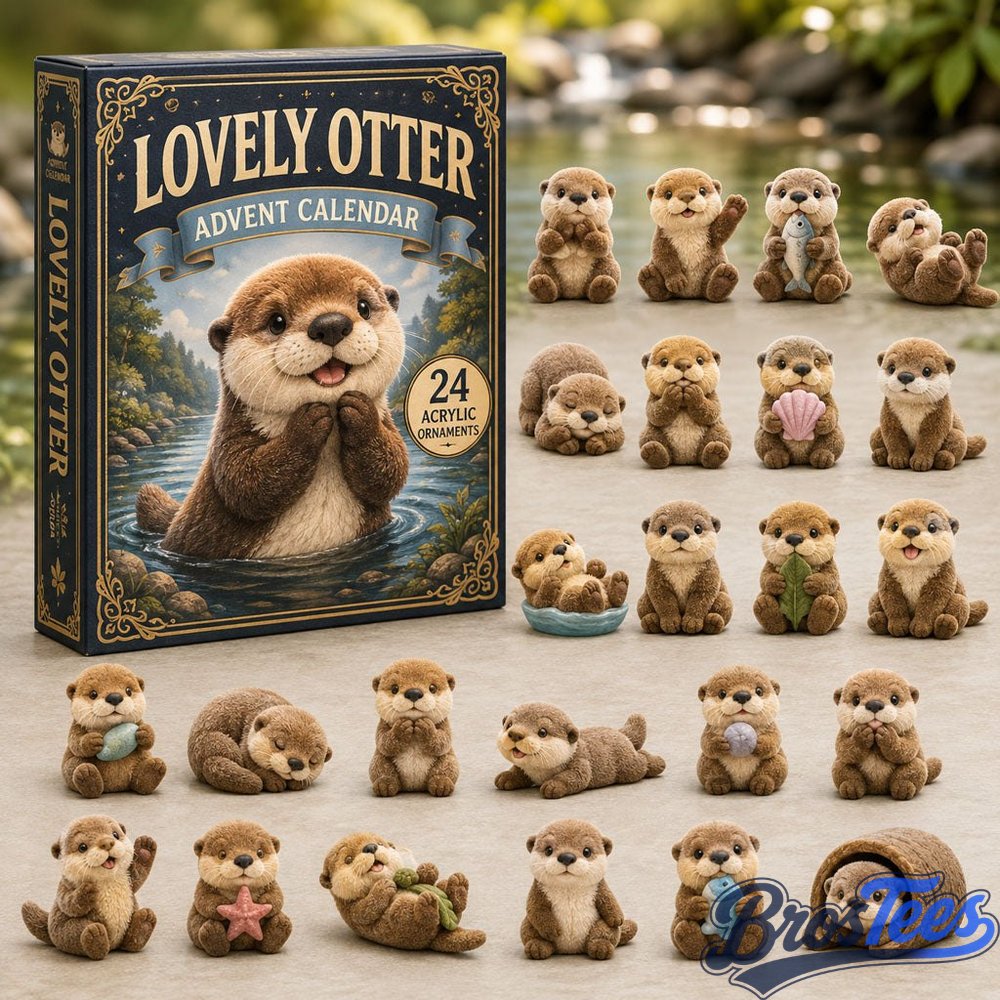 Lovely Otter Advent Calendar 2026 - 24-Day Countdown, Acrylic Charms