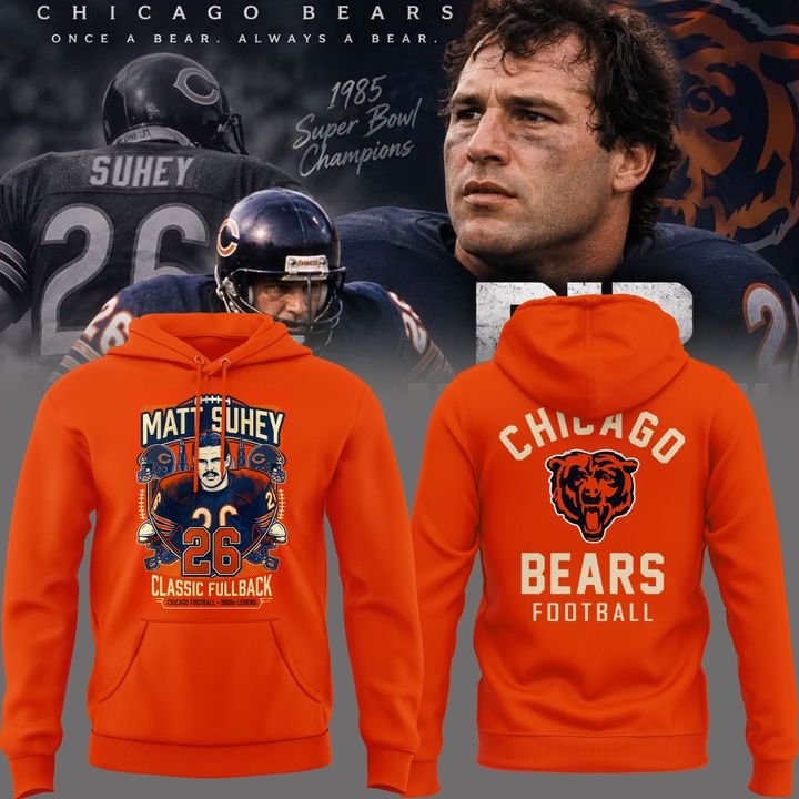 Matt Suhey - Chicago Bears Always and Forever - Thank You For Your Memories Hoodie