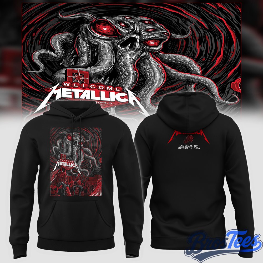 Metallica Life Burns Faster Las Vegas 2026 Tour Hoodie