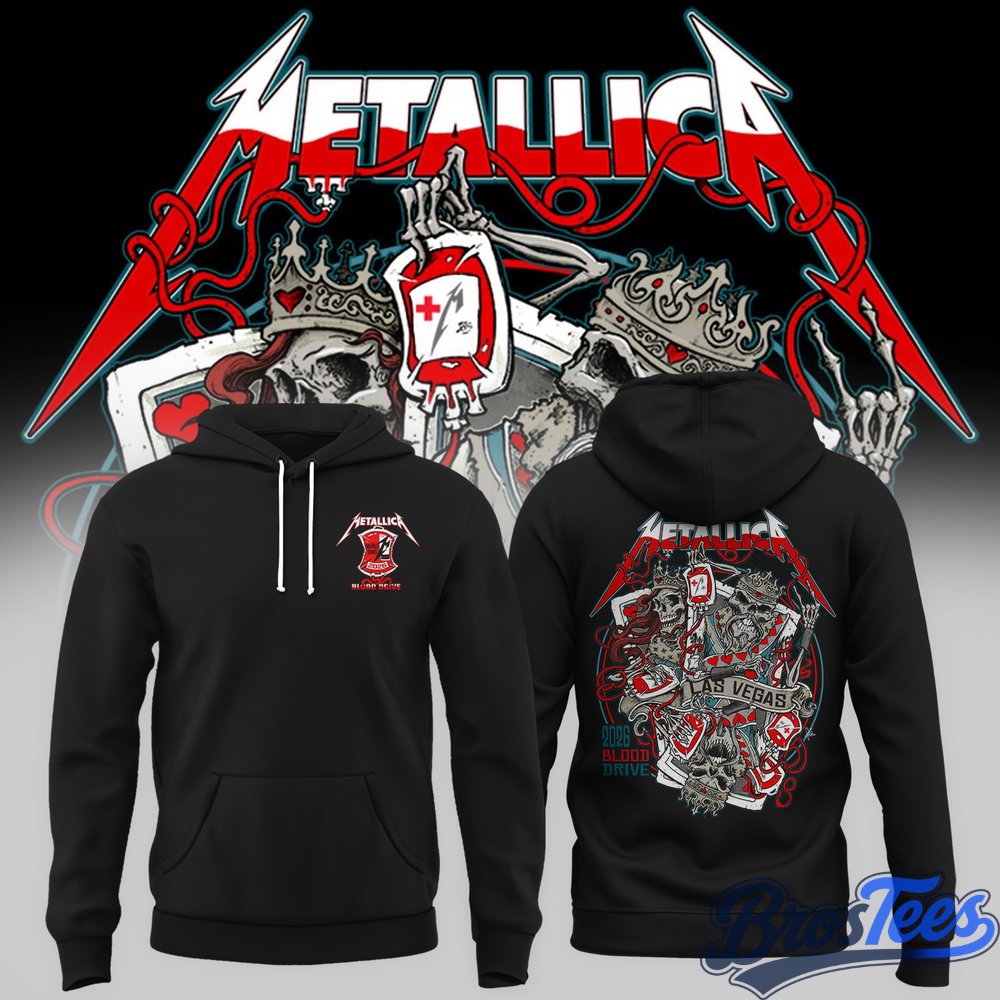Metallica Life Burns Faster Las Vegas 2026 Tour Hoodie