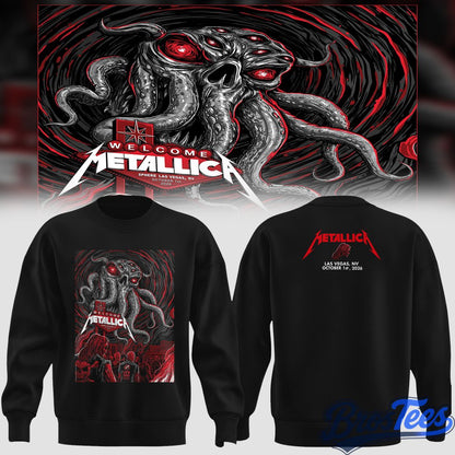 Metallic Life Burns Faster Las Vegas 2026 Tour Sweatshirt