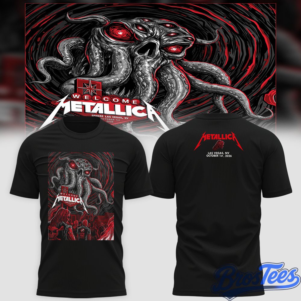 Metallic Life Burns Faster Las Vegas 2026 Tour T-Shirt