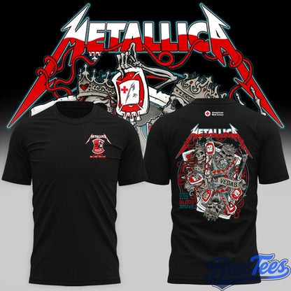 Metallic Life Burns Faster Las Vegas 2026 Tour T-Shirt