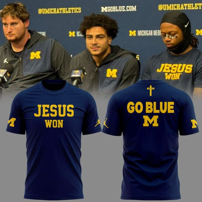 Michigan Wolverines x JESUS ​​​​​​WON T-Shirt