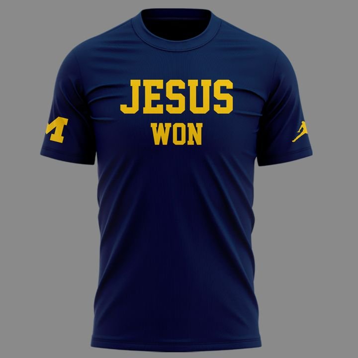 Michigan Wolverines x JESUS ​​​​​​WON T-Shirt