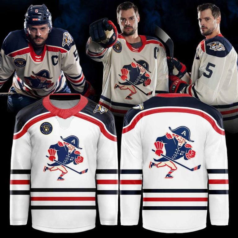 Milwaukee Admirals Fauxback Throwback Night Limited Retro Jersey