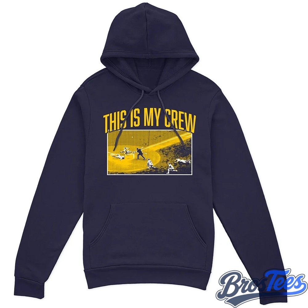 Milwaukee Brewers Baseball This Is My Crew Graphic Shirt