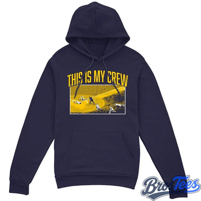 Milwaukee Brewers Baseball This Is My Crew Graphic Shirt
