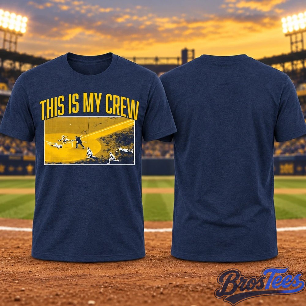 Milwaukee Brewers Baseball This Is My Crew Graphic Shirt
