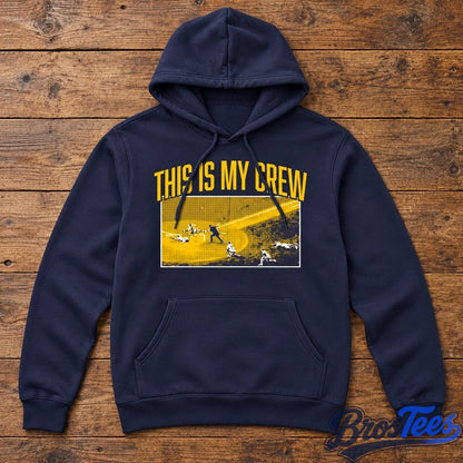 Milwaukee Brewers Baseball This Is My Crew Graphic Shirt