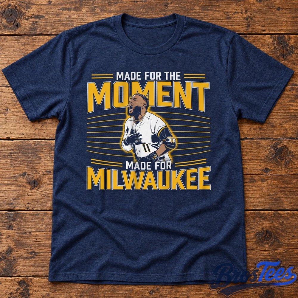 Milwaukee Brewers Jackson Chourio Made For The Moment, Made For Milwaukee Graphic Shirt
