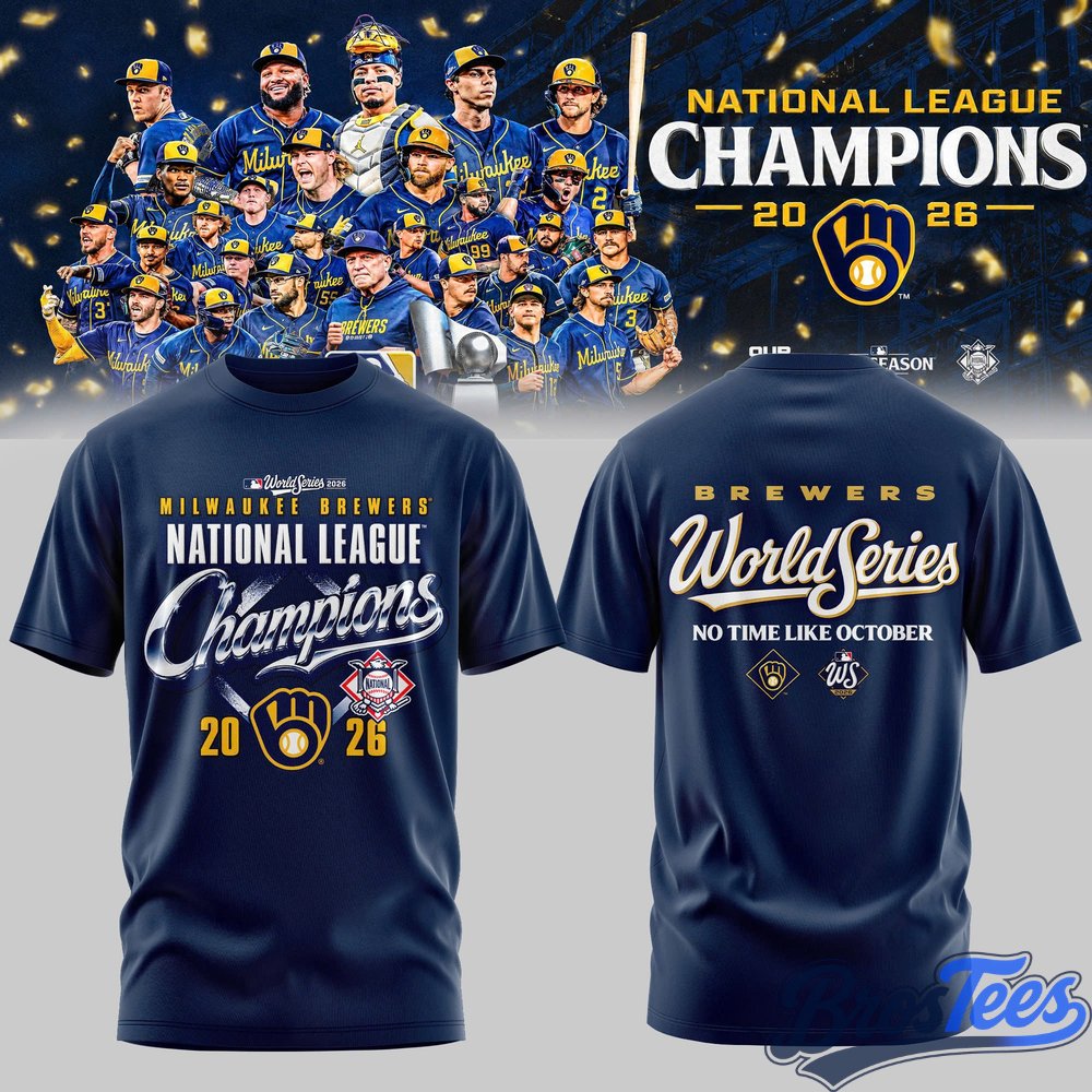Milwaukee Brewers NLCS Champions 2026 T-Shirt