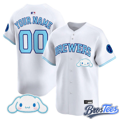 Milwaukee Brewers x Sanrio Friends Vapor Premier Limited Custom Baseball Jersey