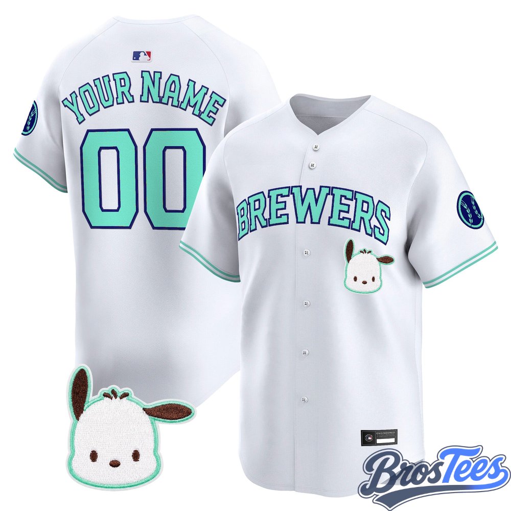 Milwaukee Brewers x Sanrio Friends Vapor Premier Limited Custom Baseball Jersey
