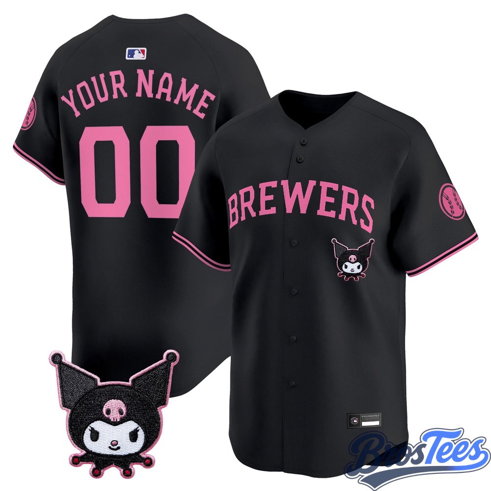 Milwaukee Brewers x Sanrio Friends Vapor Premier Limited Custom Baseball Jersey