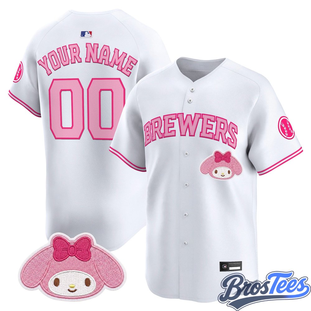 Milwaukee Brewers x Sanrio Friends Vapor Premier Limited Custom Baseball Jersey