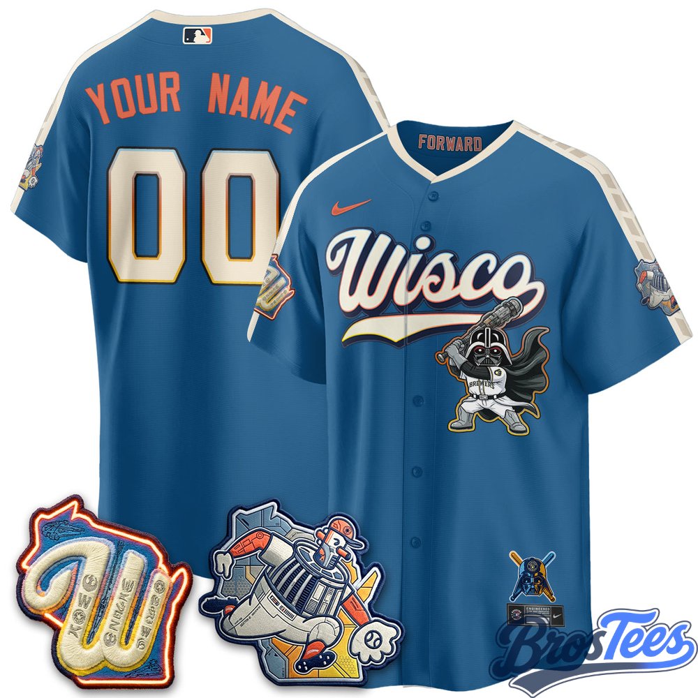 Milwaukee Brewers x Star Wars Custom Baseball Jersey