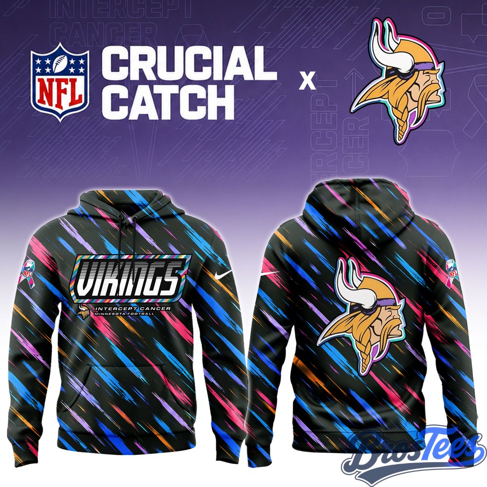 Minnesota Vikings 2026 Crucial Catch Limited Hoodie