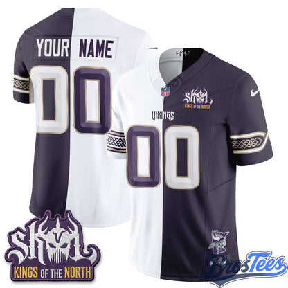 Minnesota Vikings 2026 Rivalries Split Custom Jersey