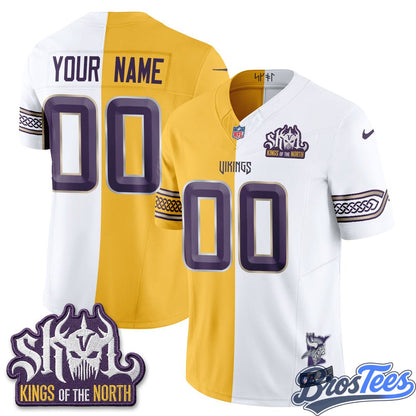 Minnesota Vikings 2026 Rivalries Split Custom Jersey