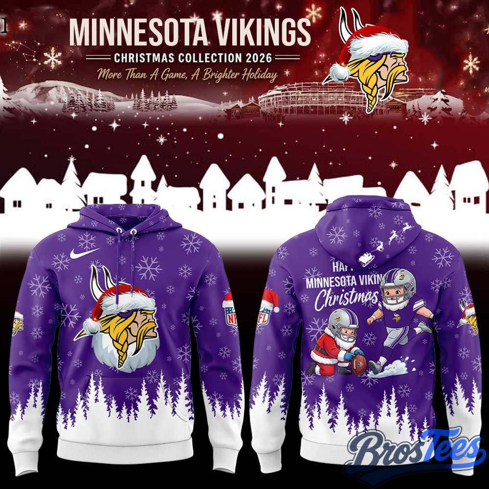 Minnesota Vikings Christmas 2026 Hoodie