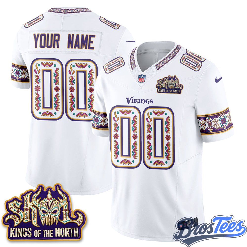 Minnesota Vikings Latino Heritage Month Vapor Custom Jersey - Stitched