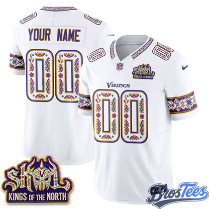 Minnesota Vikings Latino Heritage Month Vapor Custom Jersey - Stitched