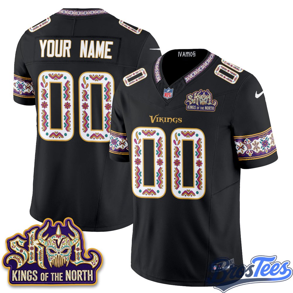 Minnesota Vikings Latino Heritage Month Vapor Custom Jersey - Stitched