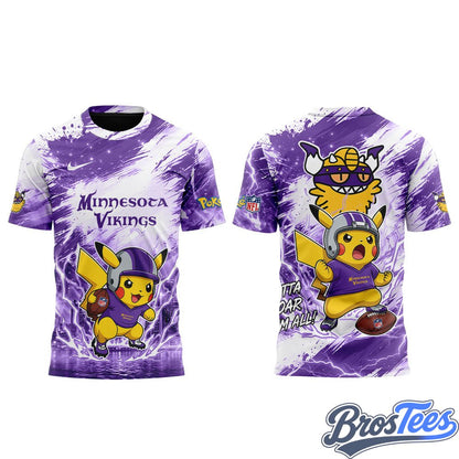 Minnesota Vikings Pokemon Night 2026 Limited Edition Shirt
