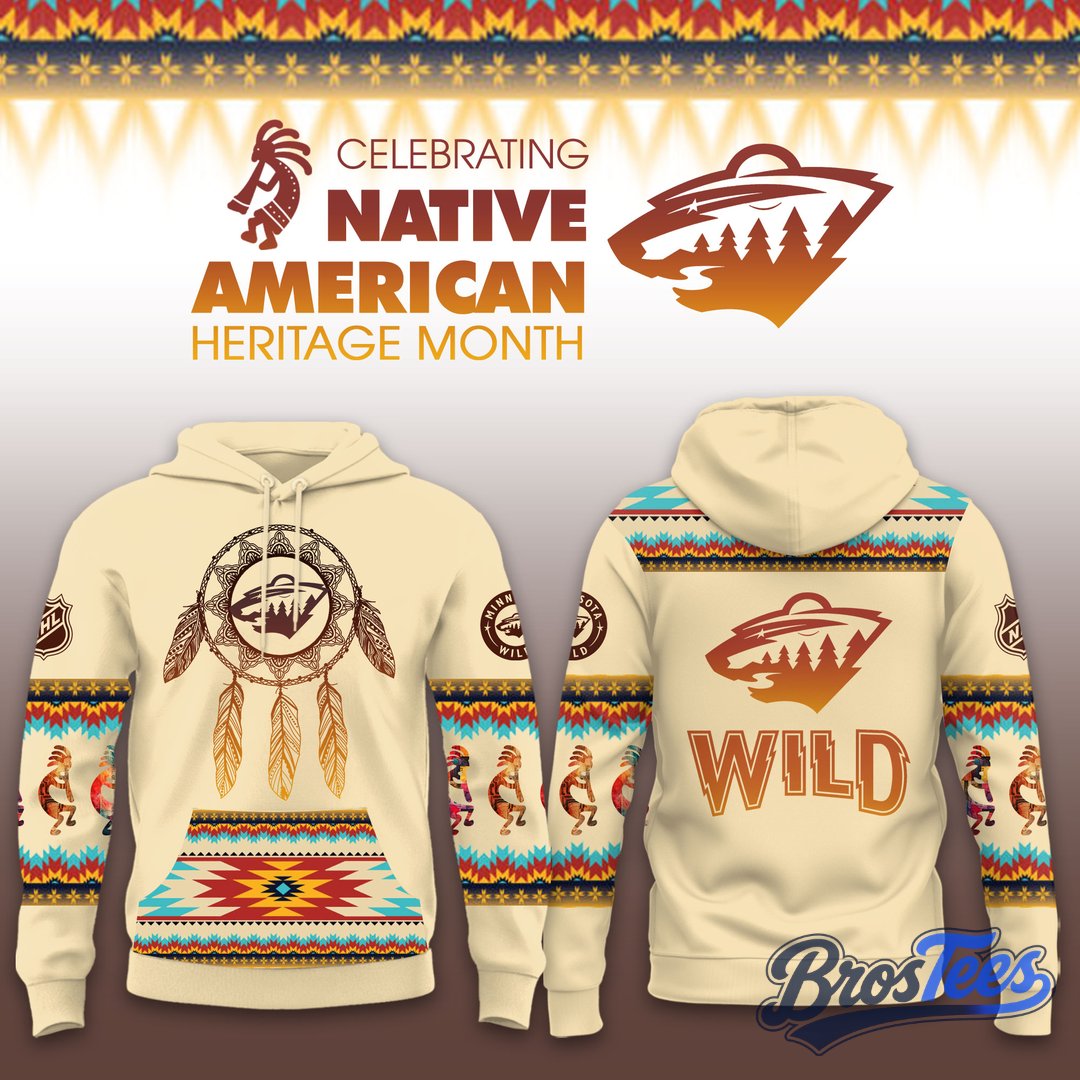 Minnesota Wild Native American Heritage Limited Hoodie