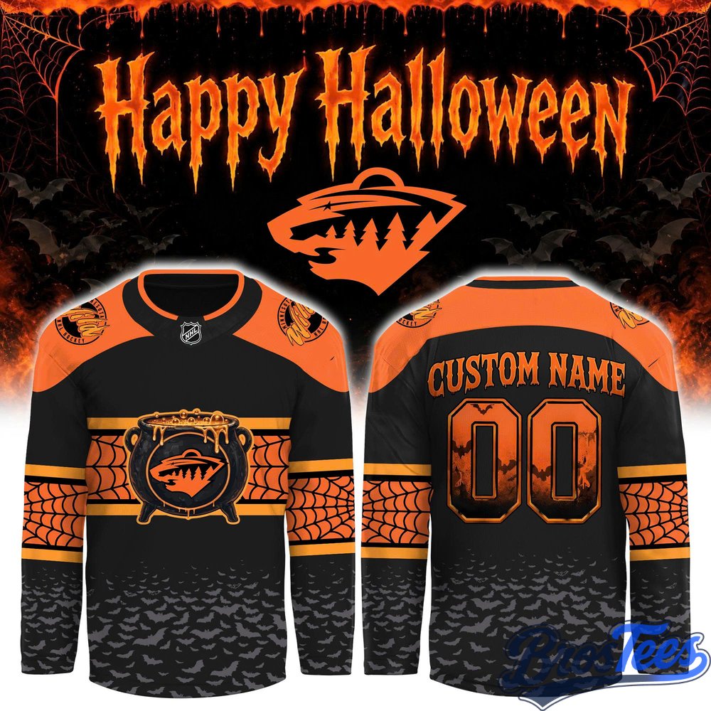 Minnesota Wild x Halloween Day '26 Custom Hockey Jersey