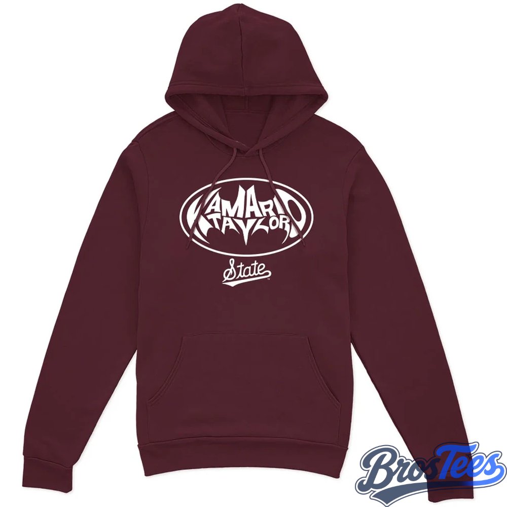 Mississippi State Bulldogs Football Kamario Taylor Hero Logo Graphic Shirt