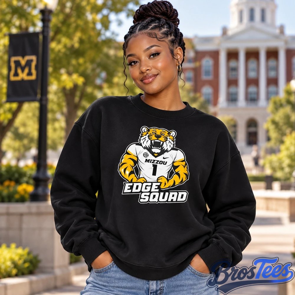 Missouri Tigers Edge Squad 2026 Black Graphic Shirt