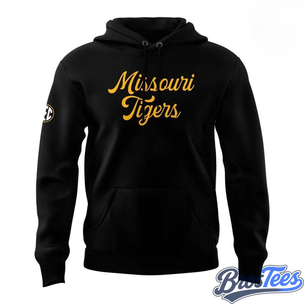 Missouri Tigers Mizzou Gold 2026 Black Hoodie