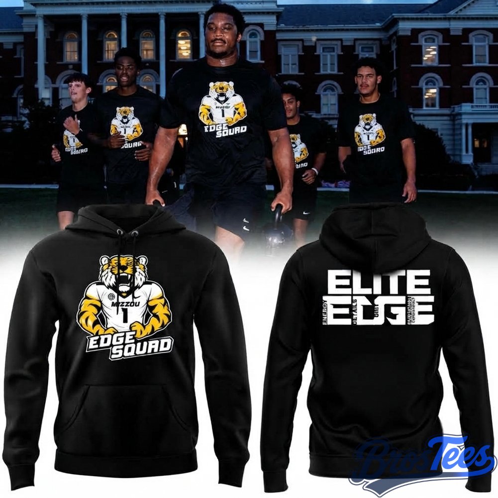 Missouri Tigers Muscular Mascot Edge Squad Hoodie